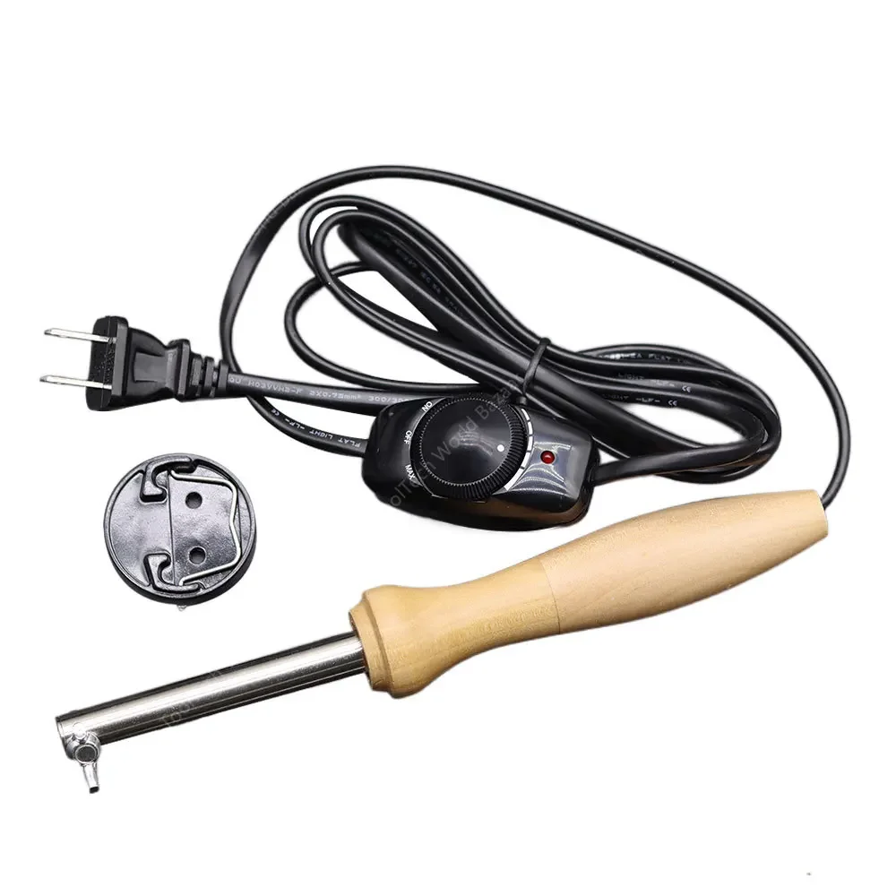 Импортный двухслойный внутренний пирографический набор 220 В 17 головок 22 головки