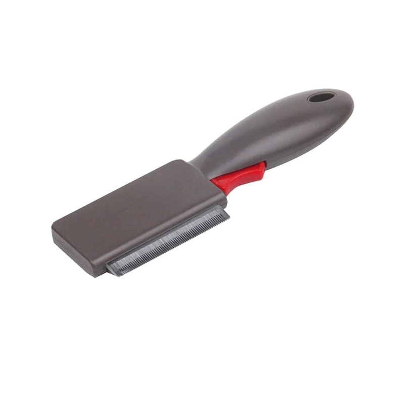 

Самоочищающаяся щетка для нарезки, инструмент для вычесывания и ухода, для крупных, средних и маленьких чувствительных собак и кошек с длинной или короткой шерстью