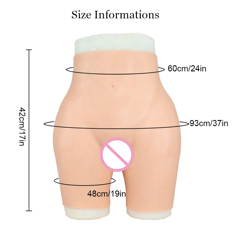 Silicone Artificial Fake Vagina Panties Penetration Fake Buttocks Buttocks Enhancement Underwear Suitable for Crossdressers