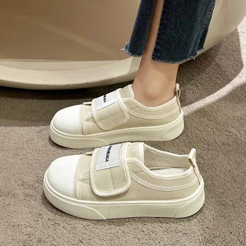 

Женские кроссовки на плоской подошве, повседневная спортивная обувь, модные Нескользящие кроссовки на платформе, лоферы для бега, новинка весны 2023