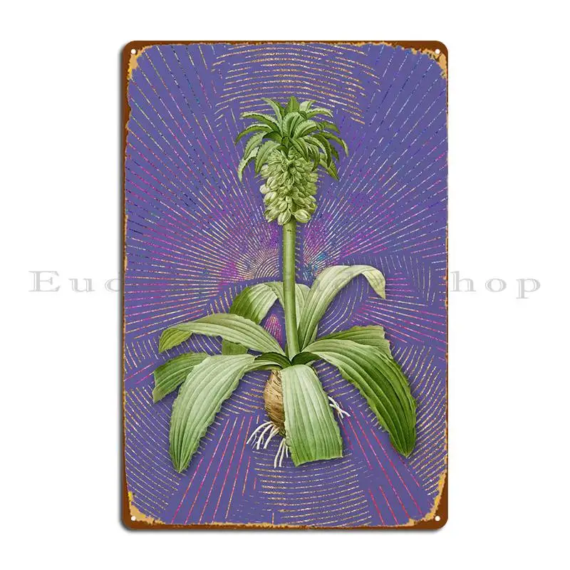 

Винтажные металлические знаки Eucomis Regia, настенная роспись клуба, кинотеатр, паб, создание оловянного знака, плакат