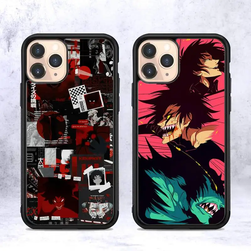 

DEVILMAN Crybaby Anime Phone Case Silicone PC+TPU Case for iPhone 11 12 13 Pro Max 8 7 6 Plus X SE XR Hard Fundas