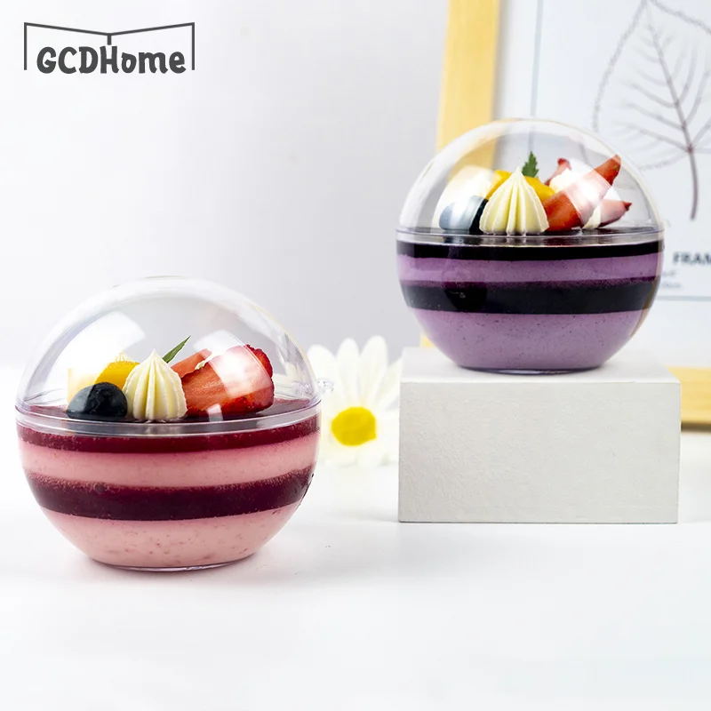 

1 шт. одноразовая прозрачная чашка для Мусса и десертов с крышкой, желе для пудинга и капкейка, десерт, чашка для салата, йогурт, желе