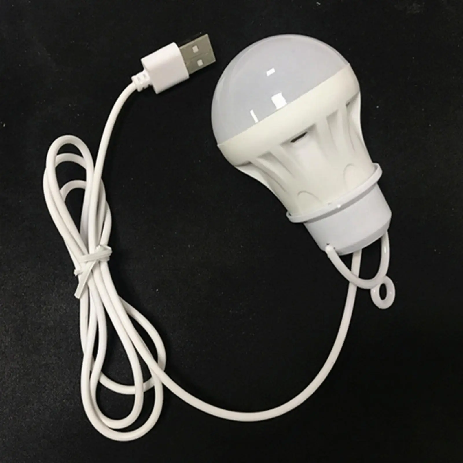 

Portable USB Bulb Camping Lights with Hooks 3W Emergency Light Tent Lights USB Light for Fishing Home Hiking BBQ Garage