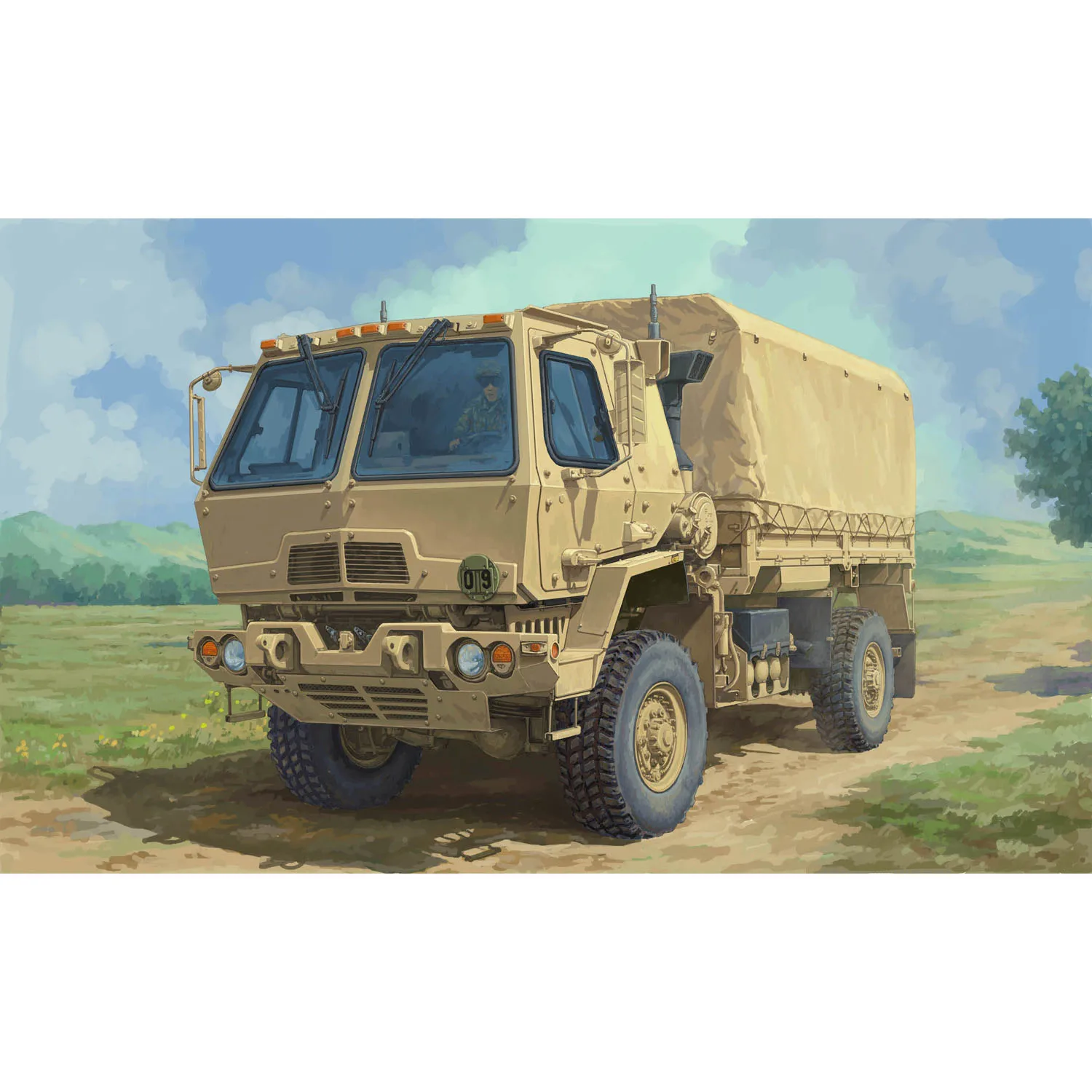Фото Trumpeter 1/35, 01097 M1078A1P2, модель военного грузовика, статический пластик, автомобиль «сделай сам», в разобранном виде, неокрашенный комплект, подарок «сделай сам» для взрослых №1