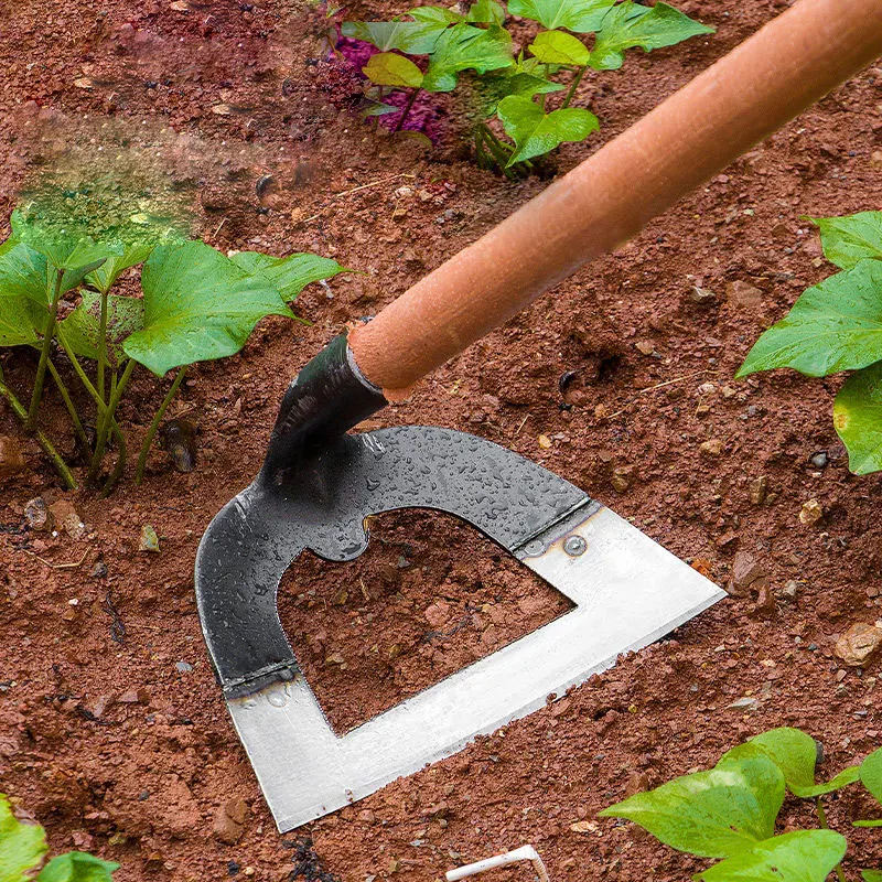 Hoe Garden Tools for Gardening Weed Removal Machete Weed Remover Hand Tools Planting Vegetable Gardening Loosening Soil Weeding