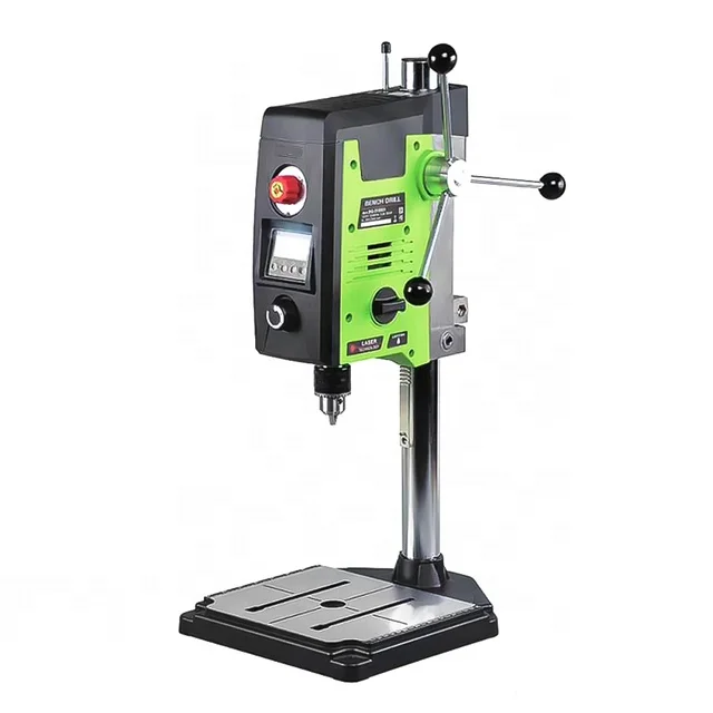 

Digital display bench drilling rig 800W automatic mini bench press stand screw multy drill and mill machine