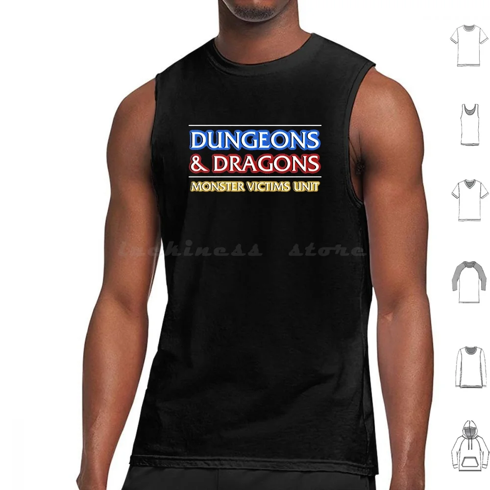 

& : Mvu Tank Tops Vest Sleeveless D D And Dice Roleplaying Tabletop Games Rpg Law And Order Parody Humor Funny