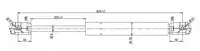 

9010048 trunk shock absorber for TIGRA A