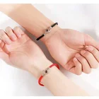 Браслет с красной струной для пар, новинка 2021, проекционный браслет с надписью I Love You на 100 языках