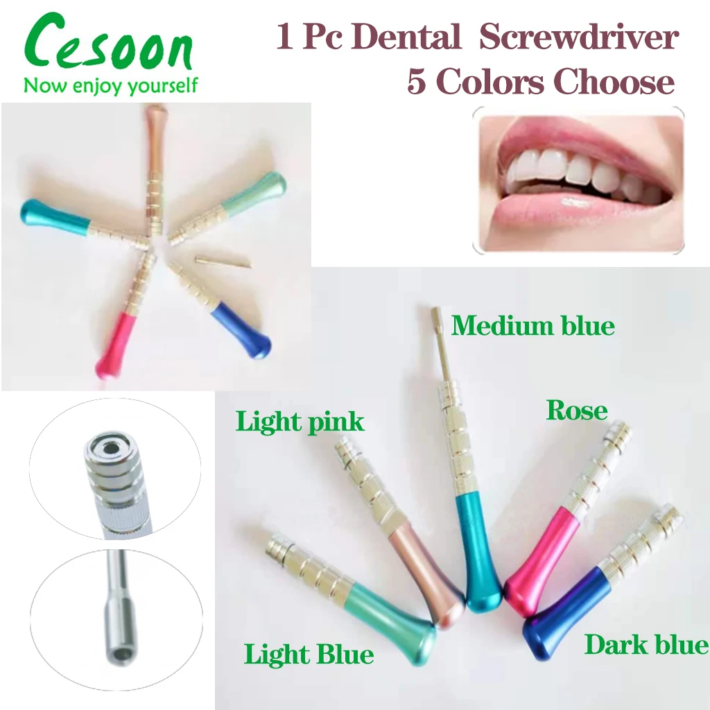 

1Pc Dental Orthodontic Implant Micro Screw Driver Set Self Drilling Tool Drilling Titanium Wrench Key Dental Material Tools