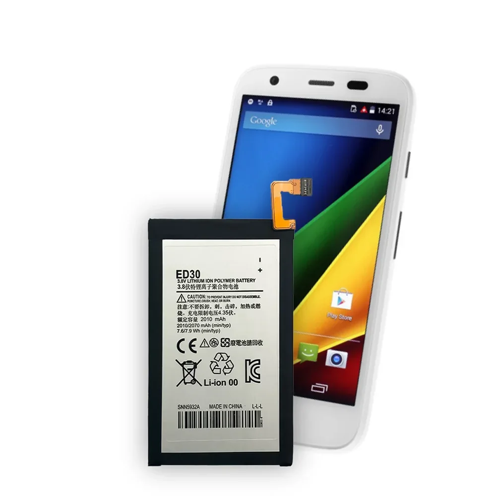 Аккумулятор ED30 для телефона Motorola Moto G G2 XT1028 XT1032 XT1033 XT1034 XT1068 2070 мАч