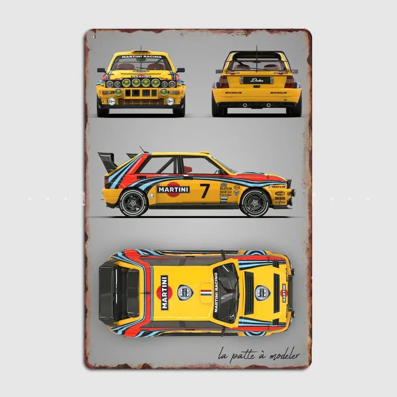 

Retro Brands Racing Car Metal Poster Retro Garage Living Room Wall Custom Tin Vintage Home Decor Classic Movie Automobile Sign