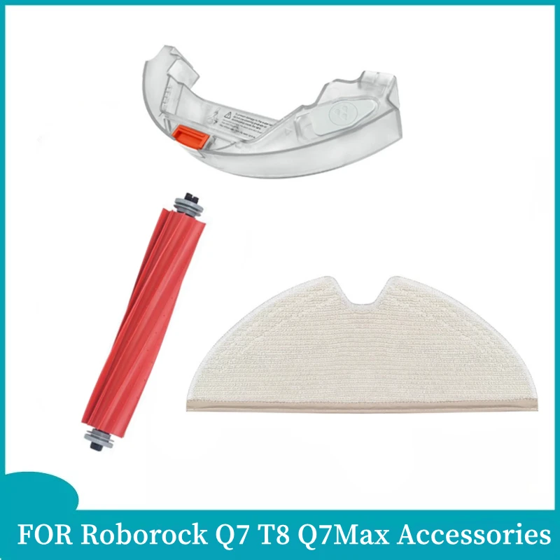 

Roborock Q7 T8 Q7 Max Water Tank Mop Cloth Rolling Brush Replace Spare Parts Robot Vacuum Cleaner Cleaner Parts
