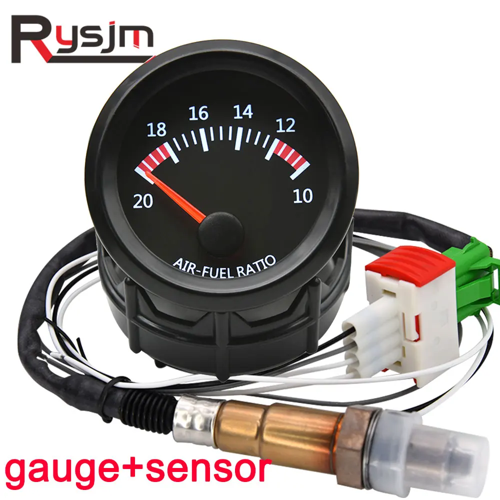 

Universal 2" 52mm Car Auto Air Fuel Ratio Gauge 12V Racing Air Fuel Meter Narrowband O2 Oxygen Sensor turbo pressure gauges