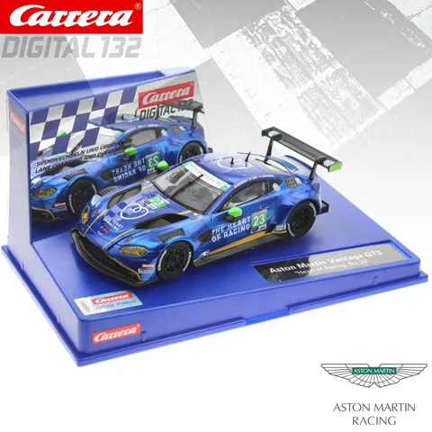 Carrera Slot Car Digital132 Aston Martin Vantage GT3 30994 D-Station Racing, № 7 / 30995 Heart of Racing, № 23