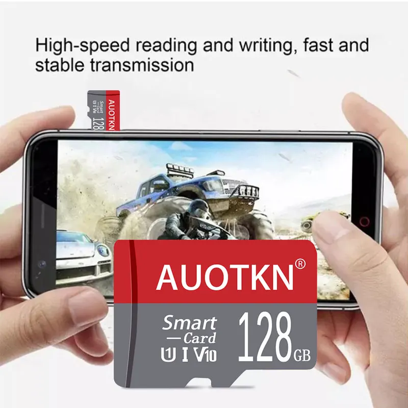 

AuoTKN Mini memory card 32GB Micro TF Card Class10 Micro SD Card 128GB 64gb High Speed tf flash card 256GB TF/SD Card for Phone
