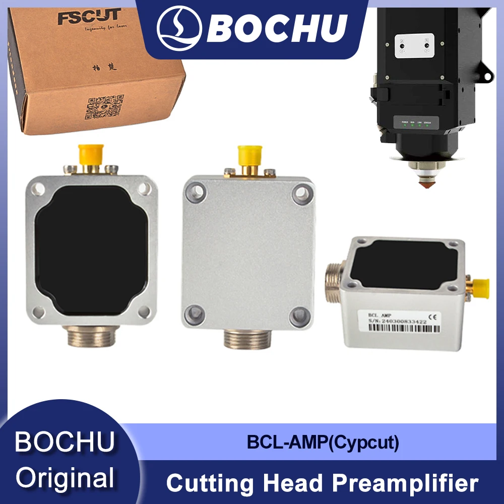 Фото Предусилитель BOCHU BCL-AMP Оригинальный усилитель емкостного датчика для контроллера резки Cypcut для лазерной режущей головки BOCI №1