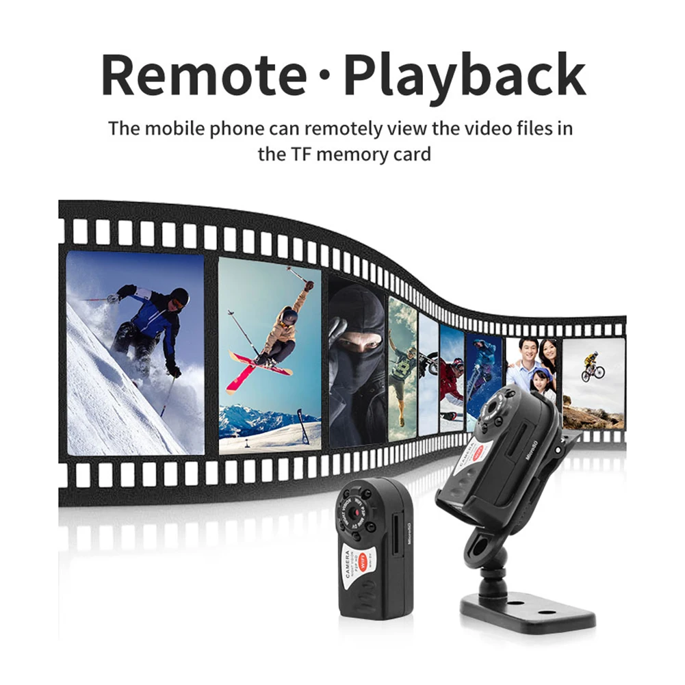 

1080P WiFi Mini Camer DV DVR Recorder Camera Night Vision Motion Detection Wireless IP Cam Video Camcorder Security Protection