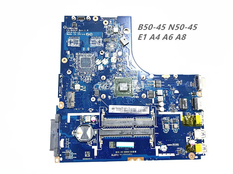 Материнская плата для ноутбука Lenovo B50-45 с процессором E1 E2 A4 A6 A8 AMD - купить по