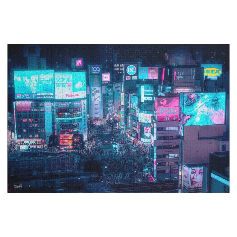 Neo Tokyo - Shibuya Crossing Jigsaw Puzzle Детские деревянные персонализированные детские игрушки