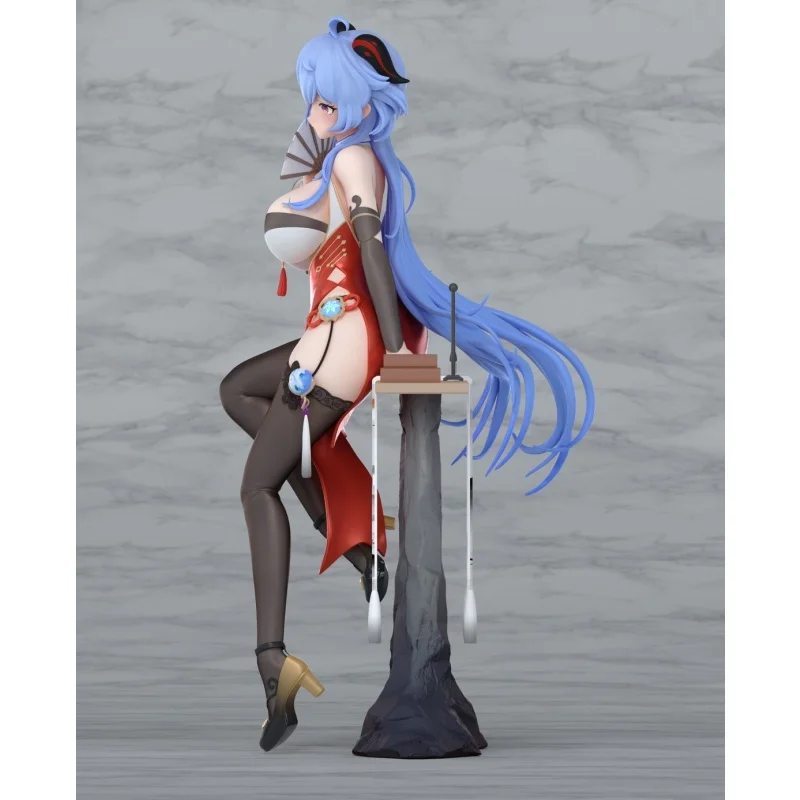 25 см Genshin Impact сидячая поза аниме фигурка Ganyu Plenilune Gazes ПВХ милые украшения модель