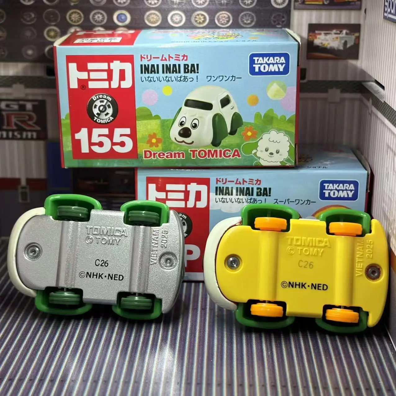 Фото TOMICA TAKARA TOMY Dream Series Sp 155 Модель автомобиля из сплава «Прятки: Супер Вуф-Вуф» (мультяшный дизайн), подарок на день рождения, игрушечная машинка №5