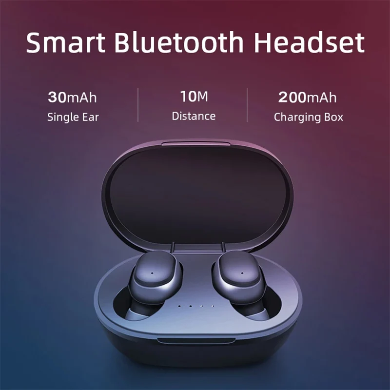 A6S TWS Беспроводная bluetooth-гарнитура 5 0 наушники спортивные наушники-вкладыши