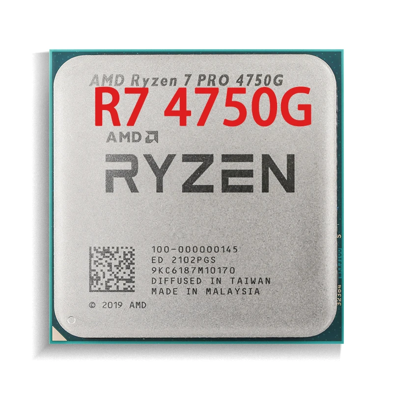 

AMD Ryzen 7 PRO 4750G R7 PRO 4750G 3.6 GHz Eight-Core 16-Thread 65W CPU Processor 100-000000145 Socket AM4 without cooler