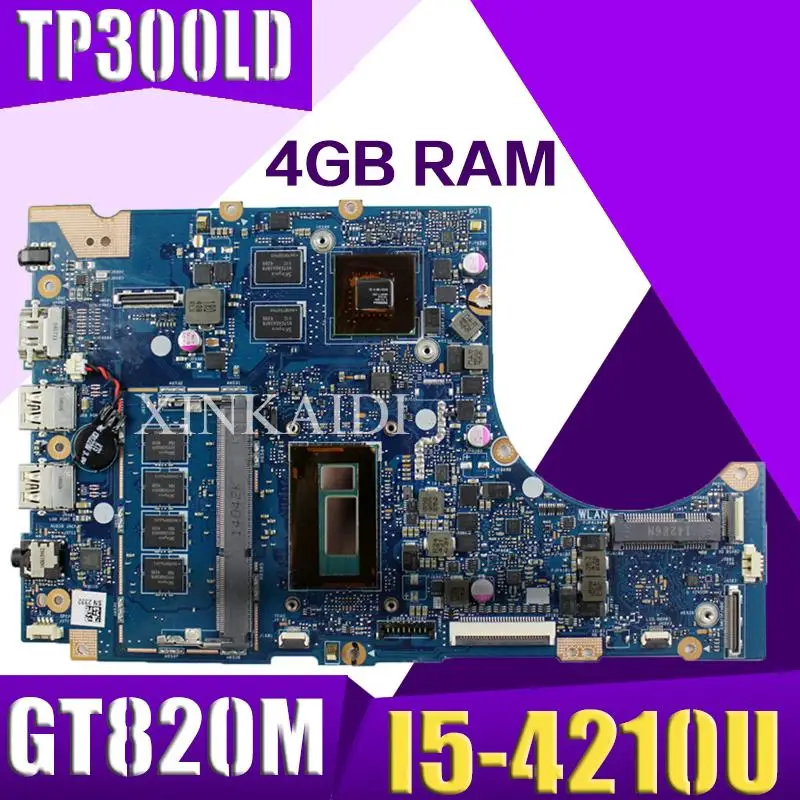 

TP300LD Материнская плата ASUS TP300LD TP300LJ TP300L материнская плата для ноутбука 100% протестированный I5-4210U процессор GT820M 2 Гб ОЗУ 4 Гб ОЗУ