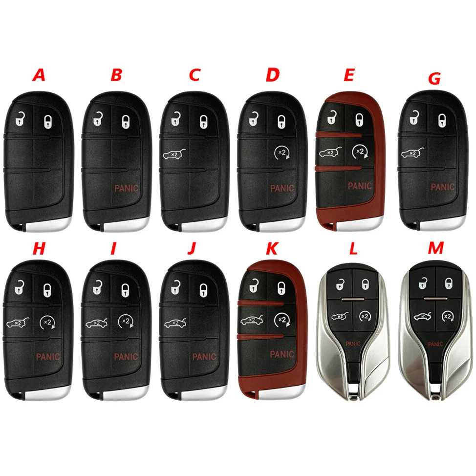 Модифицированная задняя крышка CS086009 для Jeep Compass Dodge Challenge сменный Корпус Ключа Durango Chrysler Fiat, сменный корпус the challenge