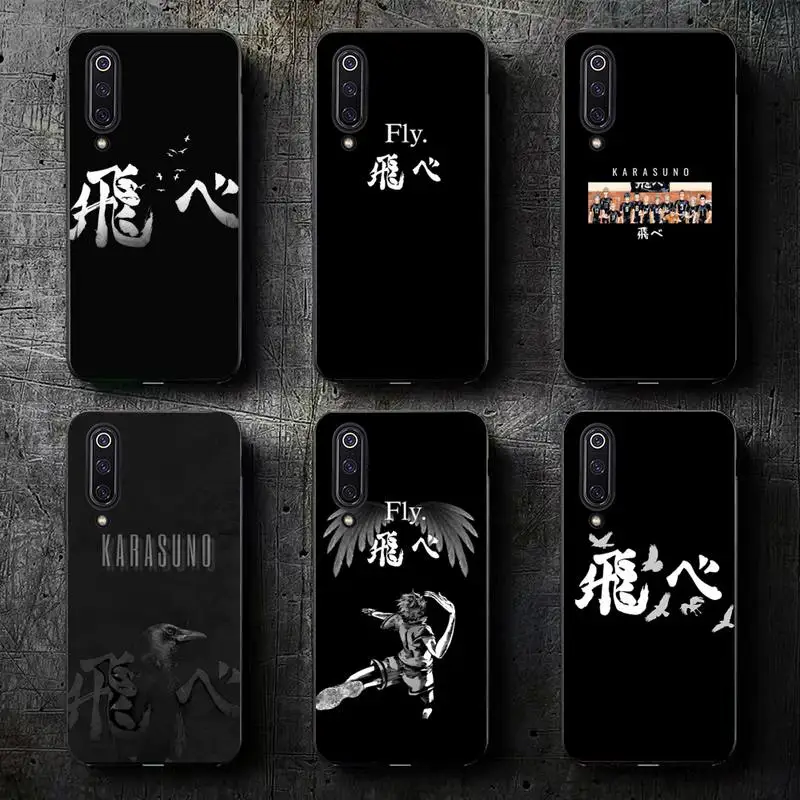 Чехол для Телефона Fly Karasuno Haikyuu, для волейбольной команды Xiaomi9 10 11PRO LITE Redmi NOTE7 8 9 10A PRO K40 Poco3
