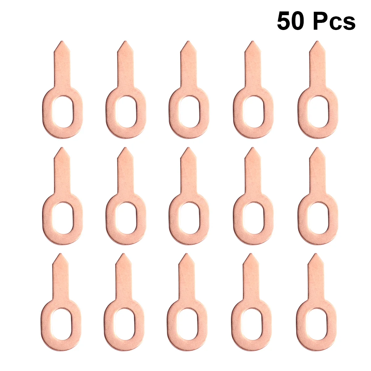 

50Pcs Auto Sheet Metal Repair Machine Parts Aluminum Welding Stud Metal Plate Griphook Golden (OT)