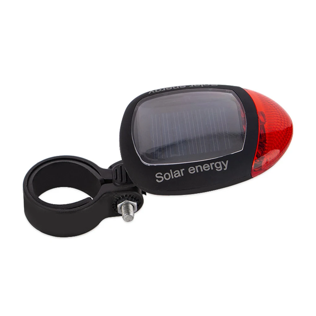 Задний фонарь для велосипеда на солнечной батарее безопасный задний яркий