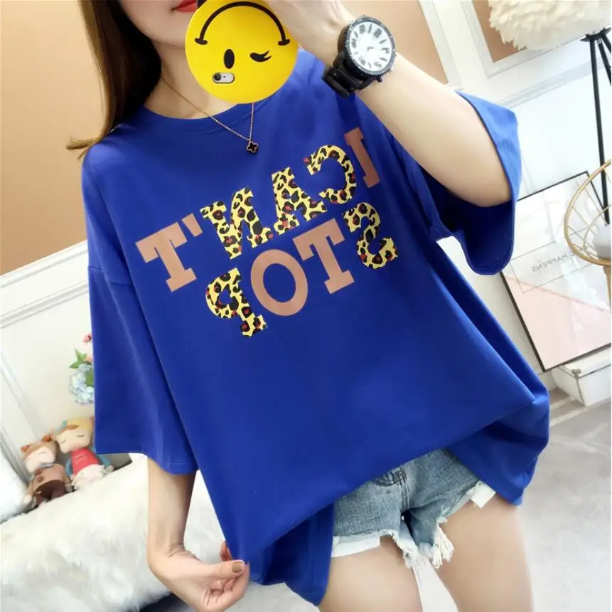 

2023HOT Women's T-shirt Print Summer Short Sleeve O-neck Casual Tee Tops Female T shirt Woman Clothing
