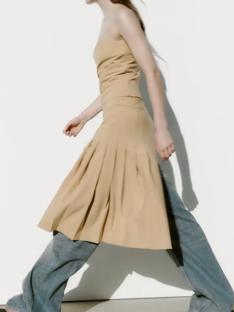 

Женский Свободный Повседневный Ретро Топ, универсальный оригинальный Топ с прямым вырезом, весна-лето 2023