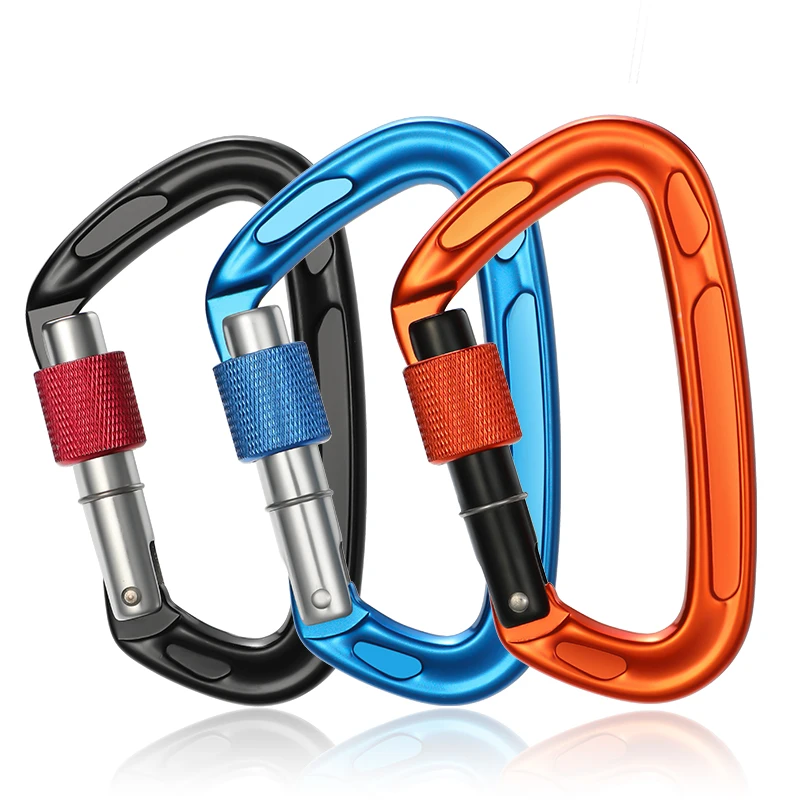 

CLIWIZ Professional Top Quality 24KN Rock Climbing Straight Quickdraw Spring-loaded Gate Aluminum Carabiner Outdoor Kits