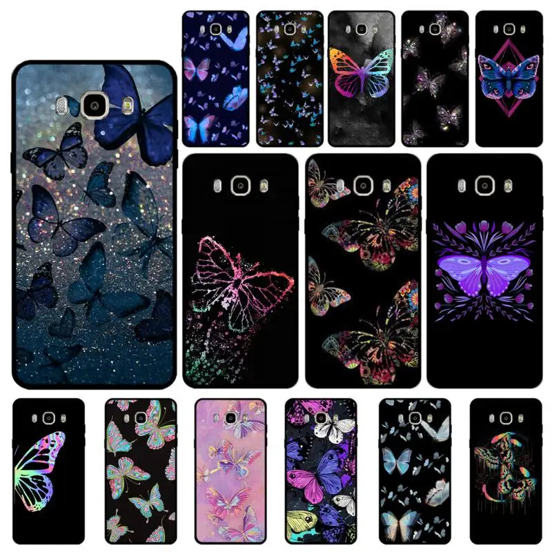 

BUTTERFLY Phone Case for Samsung J 4 5 6 7 8 prime plus 2018 2017 2016 J7 core