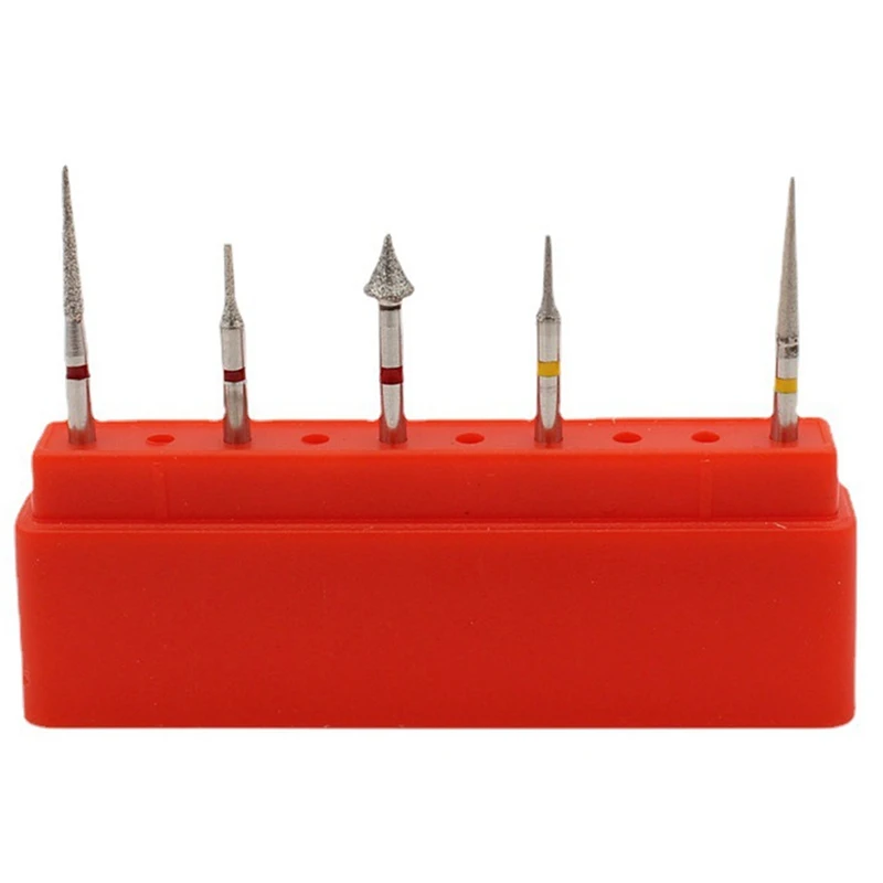 

Facial Deglazing Bur Set High Speed Handpiece Burs Polishing Burs Grinding Bits 5Pcs