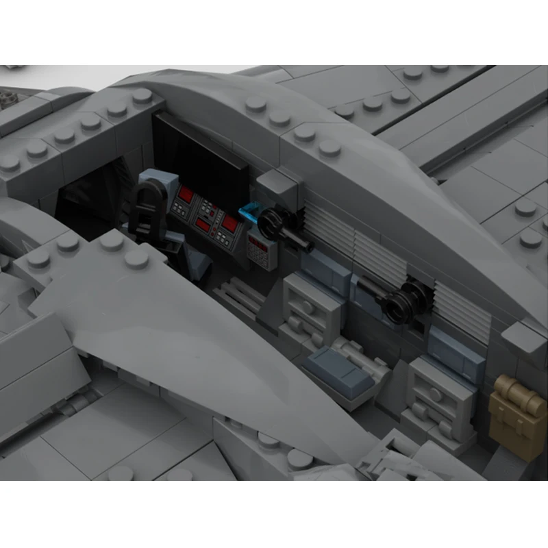 Фото Конструктор Quinjet Space: Модель космического корабля MOC, модульные блоки для сборки, коллекционные игрушки для демонстрации, развивающие подарки, 1252 детали №5