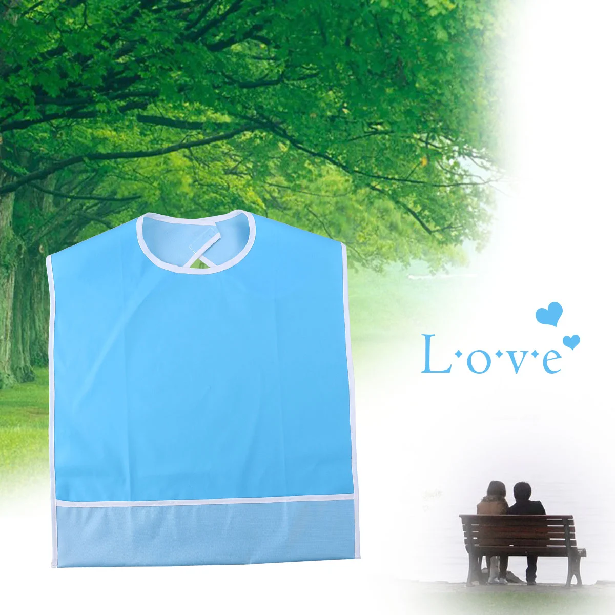 

Bib Adult Mealtime Bibs Protector Waterproof Apron Eating Clothing Aid Set Adults Cloth Feeding The Elderly Patient Absorbent