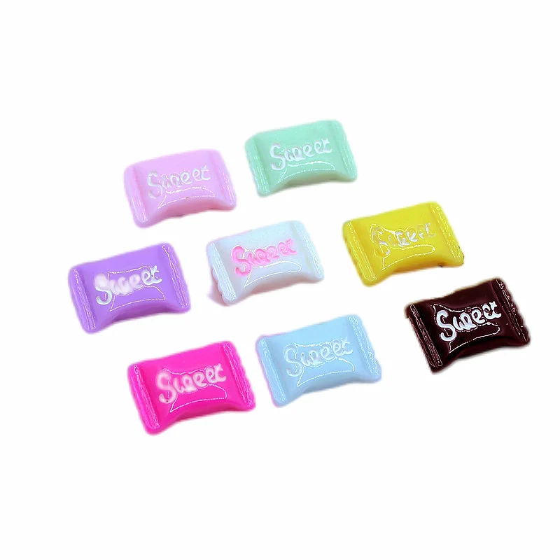 

10PCS Miniature Dollhouse Mini Food for Blyth Barbies Kitchen Toys Sweet Candy Hairpin Handmake Phone Case DIY Decor Materials