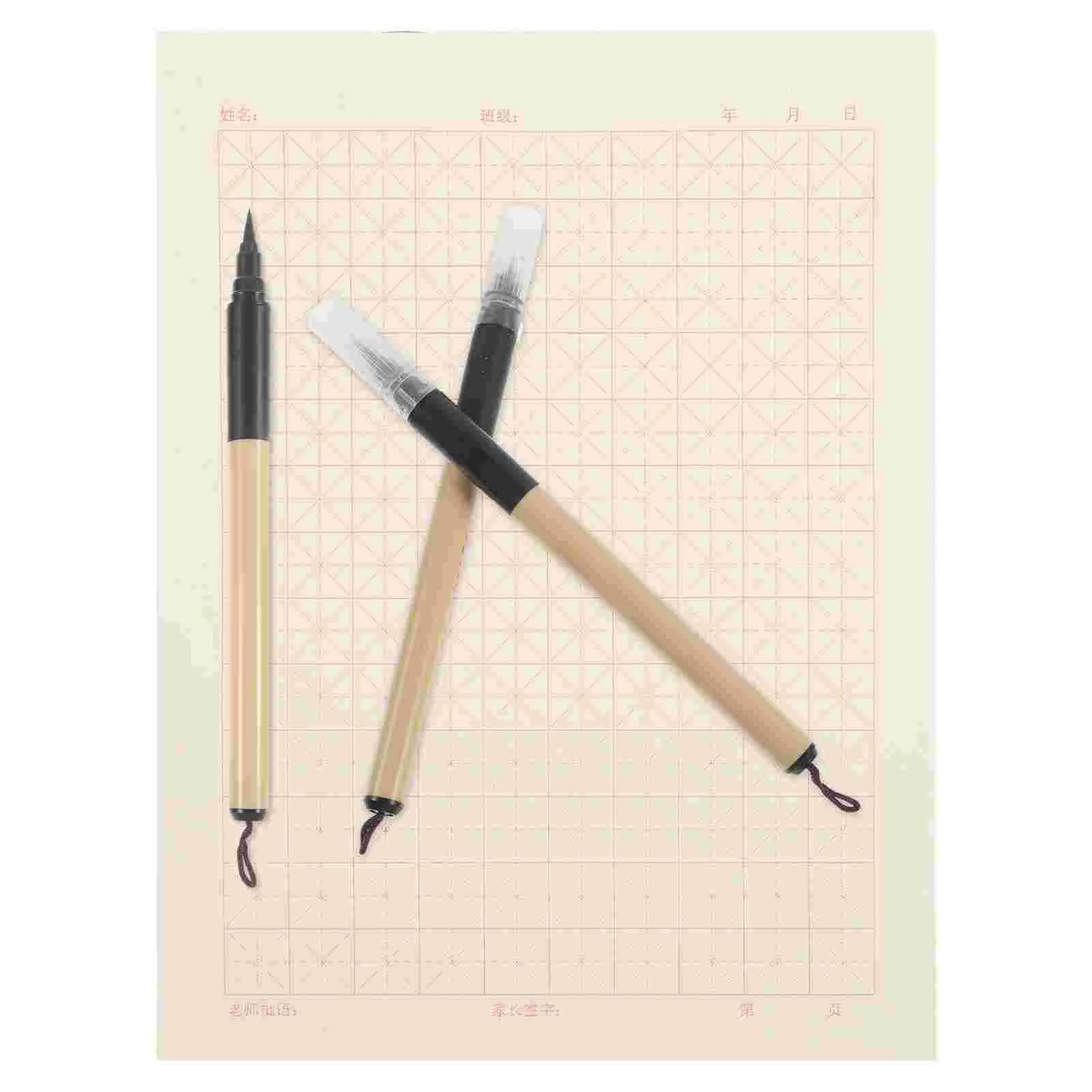 

Brush Pen Watercolor Flexible Notebook Chinese Calligraphy Pens Plastic Smooth Writing