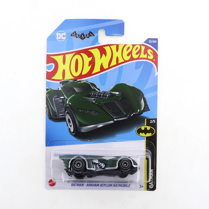 2022-32 горячие колеса Бэтмен: ARKHAM ASYLUM BATMOBILE Мини Сплав купе 1/64 Металл литье под