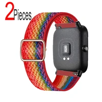 nylon strap for xiaomi huami amazfit gts 2 2e 3 mini bip u pro s lite bracelet 20mm 22mm watchband