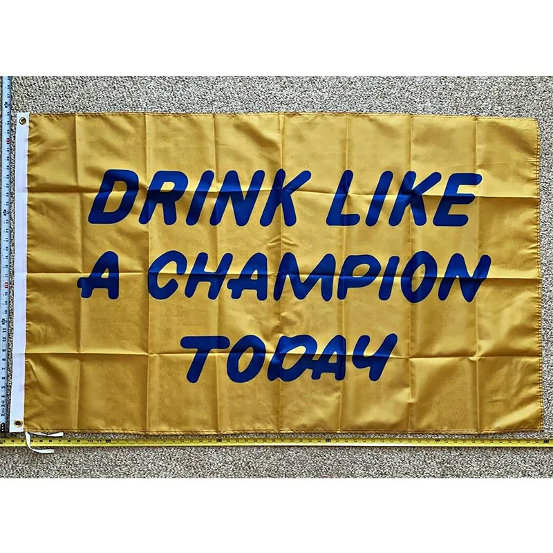 

Beer Flag FREE SHIPPING Drink Like A Champion Busch Bud Twisted Sign Poster 3x5' yhx0347