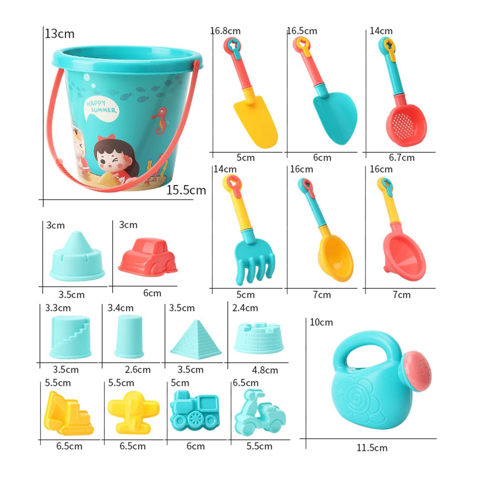 Рисунок 3 - Набор игрушек из песка для пляжа