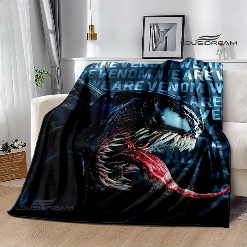 Одеяло с принтом V-образным вырезом из мультфильма одеяло для пикника фланелевые