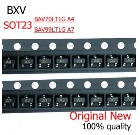 100 шт./лот 2N7002 2SA1015 2SC1623 2SC1815 2SC945 BAS16 BAT54C BAT54S бапод 70 bab99 BAW56 BSS138 BSS84 SOT23