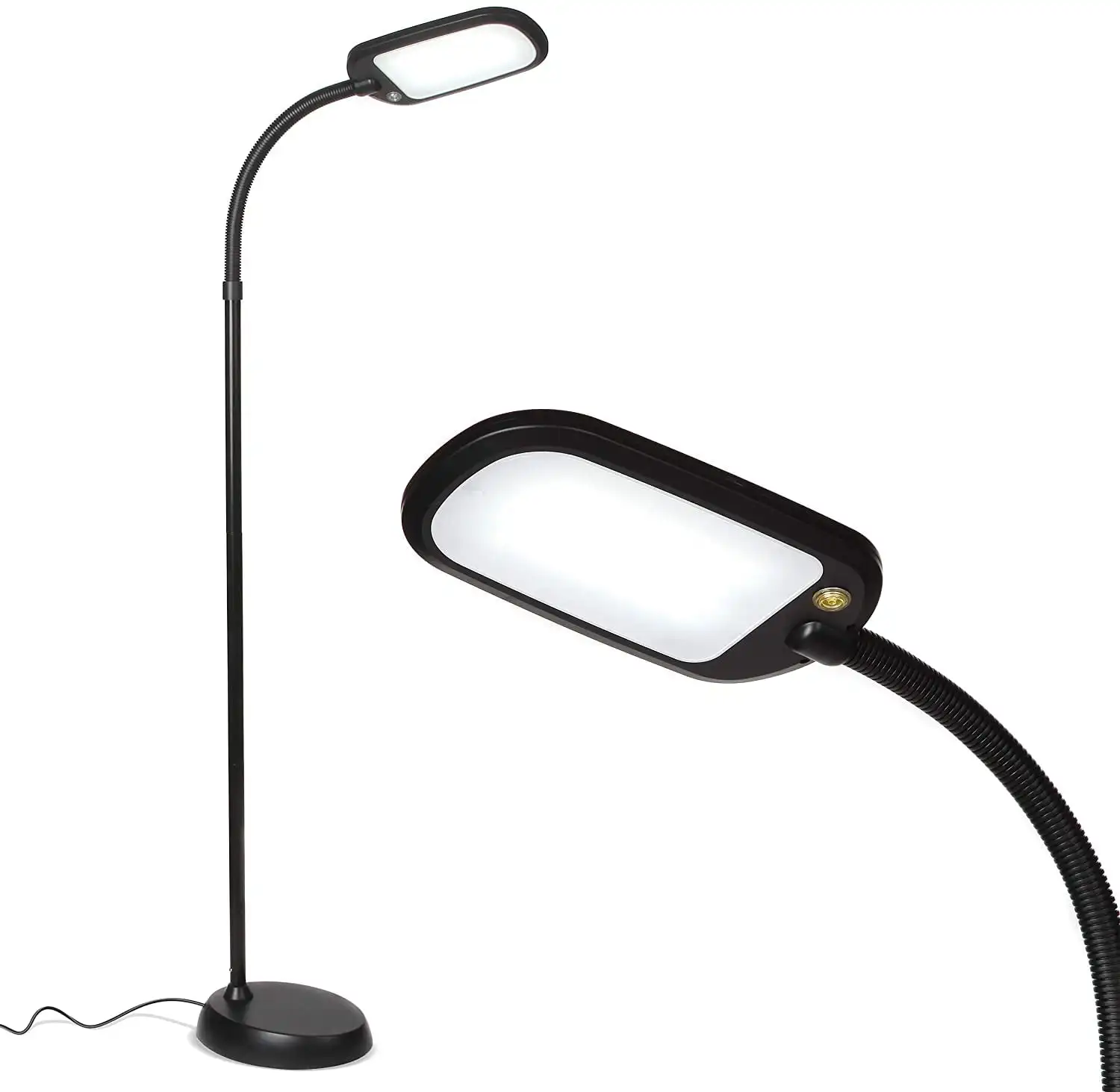 

LitespanSlim 55 in. Brown LED Floor Lamp